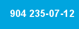 904 235-07-12 904 235-07-12